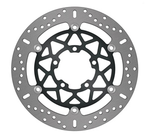 Rotor de <span class=keywords><strong>disque</strong></span> de frein à <span class=keywords><strong>disque</strong></span> flottant avant de 305mm pour étrier de frein <span class=keywords><strong>Brembo</strong></span> à 4 pistons Triumph Speed Twin 1200 tiger 800 ABS - Product Image 2