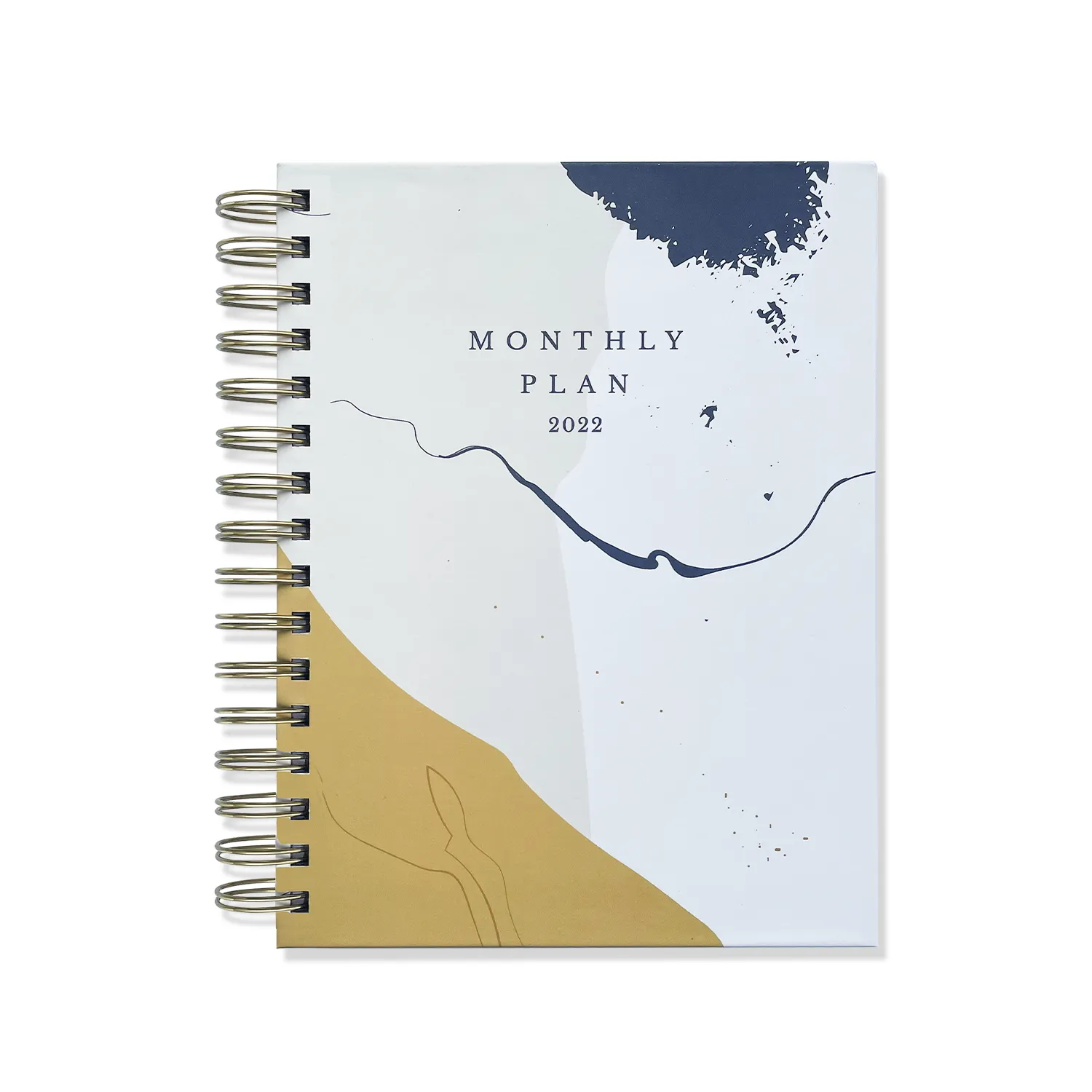 Groothandel Prachtige Hardcover Boek Custom Kantoorbenodigdheden Dagboek Maandelijkse Planner Sublimatie Journal Notebook