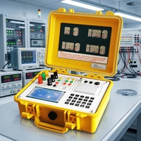 Testeur de capacité de transformateur portable ZKB506A, instrument de mesure de charge intelligent haute précision pour les systèmes électriques