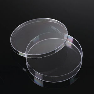 Hidangan Petri plastik sekali pakai, kejelasan tinggi steril 90mm 60mm PS disinfektan untuk penggunaan budaya sel laboratorium - Product Image 5