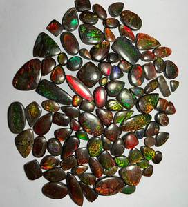 อัญมณีอะมโมไลต์คุณภาพดีที่สุด อัญมณีธรรมชาติเปล่งประกายรุ้ง สำหรับทำเครื่องประดับ ของสะสม และตกแต่ง มีจำหน่ายแล้ว - Product Image 3