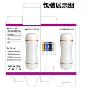 Masturbador masculino Manual de doble cabeza, Juguetes sexuales para adultos, Clip fuerte de succión, Copa de masturbación Oral de Garganta Profunda - Product Image 3