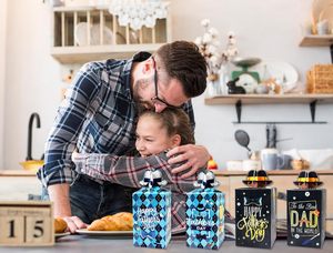 12 pièces fête des pères fête faveur coffrets cadeaux fête des pères goodies boîtes à bonbons pour les décorations de fête d'anniversaire de fête des pères heureux - Product Image 3