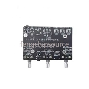 Tpa3118 kỹ thuật số BT khuếch đại Board DSP Ba kênh 2.1 kênh khuếch đại công suất mô-đun 2*30W + 60W - Product Image 4