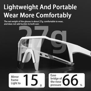 Lunettes de soleil photochromiques pour sports de plein air, hommes et femmes, <span class=keywords><strong>VTT</strong></span>, vélo, lunettes de cyclisme transparentes - Product Image 4