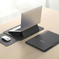 Support pour ordinateur portable, housse pour ordinateur portable, tapis de souris de jeu pour Macbook Air 13.3 Pro 14 15.6 pouces, housse en cuir pour ordinateur portable