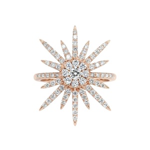 Bague Statement Sunshine Diamond - Or 9k, 14k, 18k - Product Image 5