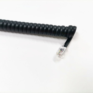 Rj10 RJ11 RJ12 RJ45 mùa xuân bị mắc kẹt xoắn ốc cáp điện cáp điện thoại ngoài trời không thấm nước xoắn ốc cáp điện thoại dây kết nối - Product Image 3