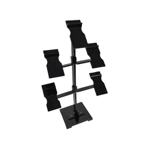 Espositore per scarpe in acrilico <span class=keywords><strong>Base</strong></span> quadrata con 5 supporti espositori a levitazione magnetica - Product Image 6