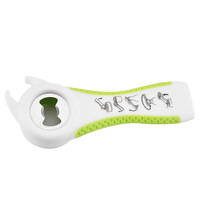 Ouvre-bocaux et ouvre-bouteilles multifonction 5 en 1 en acier inoxydable, perforateur manuel pour boîtes, matériau de qualité alimentaire écologique
