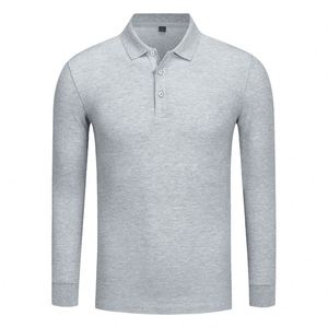 Chemise polo pour homme en coton Cuprammonium, manches longues, 210 g/m², logo brodé de haute qualité, impression personnalisée - Product Image 4