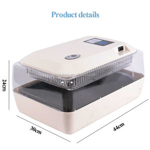 Incubateur d'œufs entièrement automatique <span class=keywords><strong>24</strong></span> œufs Mini <span class=keywords><strong>couveuse</strong></span> numérique petit poulet oiseau incubateur d'oeufs outil d'incubation agricole automatique - Product Image 5