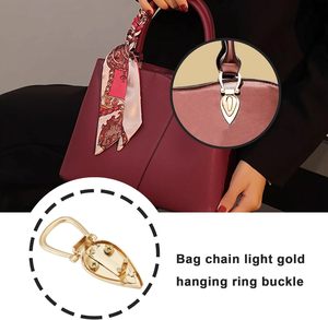 PCS Metal Bag Chain Buckles With D Ring Washers Styles Connector Buckle For DIY <b>Purse</b> Crossbody Shoulder Leather Craft Bag - Product Image 3