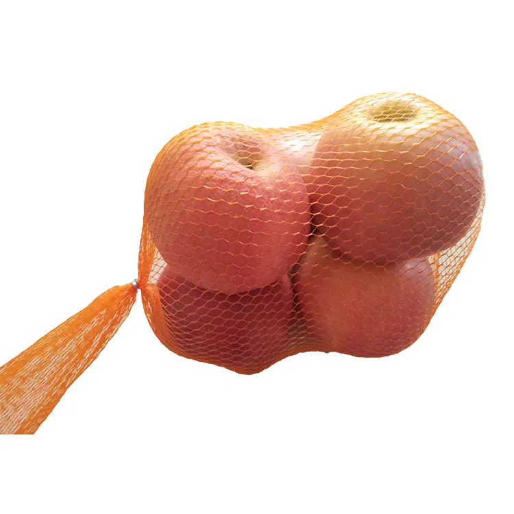 Sarımsak zencefil yumurta turuncu oyuncak kabak meyve ve sebze için küçük örgü çanta leno net çanta sıcak satış
