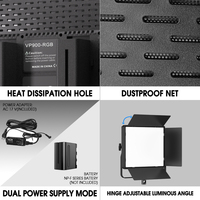 OEM/ODM LED 660 Télécommande Vidéo Lumière 45W Blanc Chaud Froid Photographie Lampe Studio Vidéo Lumière avec Batterie