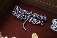 Broche vintage de haute qualité TIANSHE en forme de libellule, cadeau de festival pour femme, mode, luxe, animaux, insectes, épingle, vente en gros