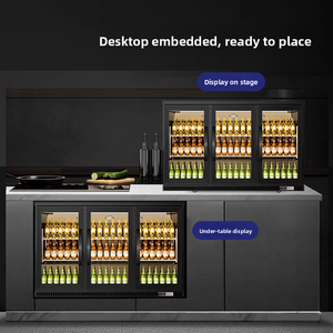 <span class=keywords><strong>Mini</strong></span>-réfrigérateur de bar en gros avec porte en verre trempé, refroidisseur de boissons pour hôtel, réfrigérateur de présentation pour Red Bull et Cola, mode de refroidissement par ventilateur - Product Image 6