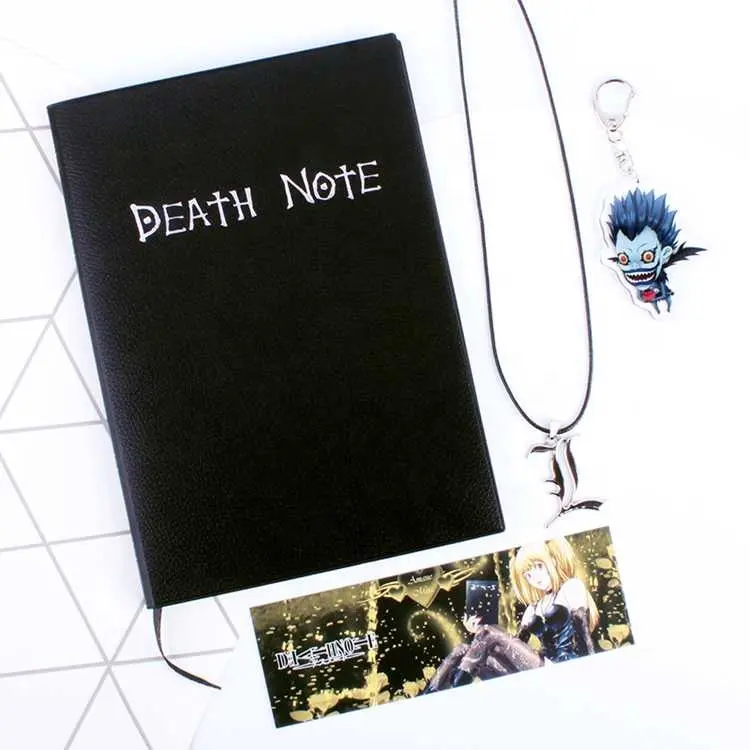 Death note de alta qualidade durável usando vários caderno escolar de couro personalizado barato