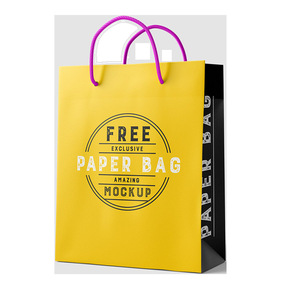 Commandes personnalisées Sac en papier kraft blanc Vêtements personnalisés pour le shopping Traiteur à la main Cuisson Logo imprimé personnalisé Cadeau Fabriqué au Vietnam - Product Image 2