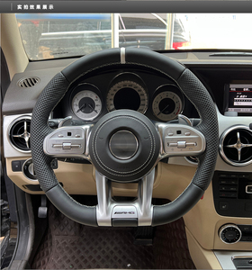 พวงมาลัยหนังสำหรับรถ Mercedes-Benz AMG W223 C217 W213 W205 W206 W212 W213 S400 SL63 S450 - Product Image 3