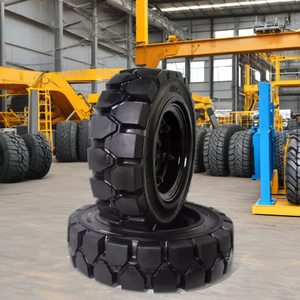 Neumático Sólido para Camión 5.00-8, Nuevo y Usado, Diseño Diagonal y Radial para Varios Vehículos, Incluidas Excavadoras - Product Image 2