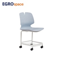 Chaise de conférence EGROspace pivotante et pliable pour salle de réunion, formation, bureau et visiteurs