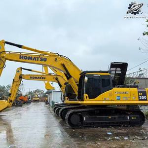 Excavatrice sur chenilles d'occasion Komatsu 350, marque japonaise d'origine, 350 tonnes, grande excavatrice Komatsu, excavatrice sur chenilles - Product Image 1