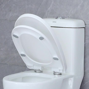 <span class=keywords><strong>Tapa</strong></span> de inodoro <span class=keywords><strong>universal</strong></span> en forma de U de plástico PP blanco duradero de alta densidad con cierre suave para proyectos de apartamentos al por mayor - Product Image 2