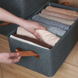 Organizzatore per Vestiti Ecologico Moderno Pieghevole e Lavabile in Tessuto con Maniglia per Armadi e Cassetti - Product Image 2