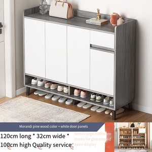 Mueble <span class=keywords><strong>zapatero</strong></span> nórdico de estilo simple, multicolor y con capacidad para todo tipo de calzado, diseñado para la entrada de la sala de estar. - Product Image 4