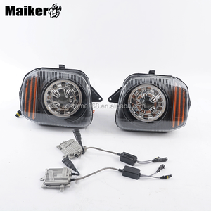 Phare LED 4x4 hors route avec yeux d'ange pour <span class=keywords><strong>Suzuki</strong></span> <span class=keywords><strong>Jimny</strong></span> accessoires lampe de puissance pour <span class=keywords><strong>Jimny</strong></span> - Product Image 1