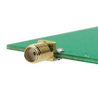 Conector de Antena RF SMA Hembra de 16.5mm para Montaje en Borde de PCB, Admite Longitud Personalizada