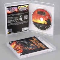 Boîtier de jeu de remplacement en plastique PS3 SUNSHING, transparent, pour un seul disque Blu-ray, pour jeux vidéo PlayStation 3, boîtes de rangement pour DVD et CD