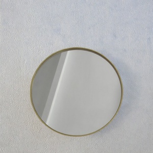 Modern Custom Large Wall Hanging Mirror 80cm 60cm 40cm 90cm Diameter Aluminium <b>Frame</b> Silver Black Aluminium Colors Made Glass - Product Image 3