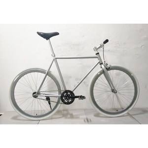 Bicicleta de engranaje fijo, 700C, color blanco - Product Image 2