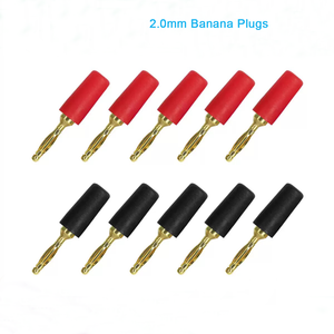 2Mm Chuối Phích Cắm Cho Loa Dây Mạ Vàng Âm Nhạc Loa Cáp Dây Pin Jack Kiểm Tra Đầu Dò Kết Nối Cho Bộ Khuếch Đại - Product Image 2
