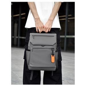 Nuovo <span class=keywords><strong>zaino</strong></span> per Laptop semplice <span class=keywords><strong>zaino</strong></span> da viaggio per il tempo libero borsa da uomo in tinta unita borsa per Computer da lavoro - Product Image 6