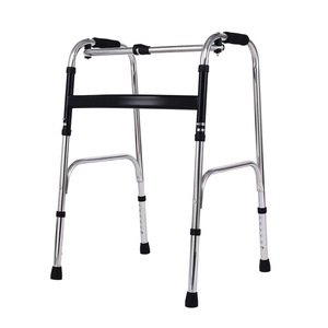 Hanbang Jiaye <b>Walker</b> Aluminum Alloy Four Legged With Wheels For <b>Elderly</b> Rehabilitation Training - Product Image 3