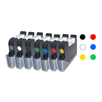Precio al por mayor Cartucho de tinta de impresión de mano 12,7mm Tij Inkjet para Cartucho solvente para Flex Egg Printing para impresora de tubos