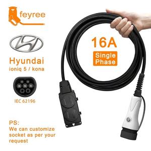 Câble de charge et de décharge portable Feyree 3,5 kW 16 A Type 1 avec prise EU pour véhicules électriques Hyundai - Product Image 4