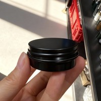 Envase de Aluminio Personalizado de 15ml 30ml 50ml 100ml 250ml, Recargable, para Cera Capilar, Redondo, Plateado, con Tapa de Rosca, para Crema para el Cuidado de la Piel