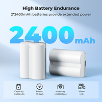 K&F Concept Cocok untuk Fujifilm X-T5, X-S20, X-H2, 2-Pack 2400mAh NP-W235 Baterai Kamera Isi Ulang Baterai Kamera Digital