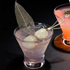 Borosilicato Vintage Stemless <span class=keywords><strong>Martini</strong></span> Glass V Shape Juice <span class=keywords><strong>Ice</strong></span> Cream Cups Mini Champagne Cocktail <span class=keywords><strong>Martini</strong></span> Copas para Party Bar - Product Image 6