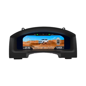 หน้าปัดดิจิตอล LCD ขนาด 12.3 นิ้ว รุ่น New Bosstar พร้อมระบบวัดระดับน้ำมันและมาตรวัดความเร็วสำหรับรถยนต์แลนด์ครุยเซอร์ ปี 2008-2022 - Product Image 1