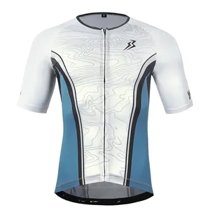 Erkek Aero Fit bisiklet Jersey özelleştirilebilir İhtisas kısa kollu Polyester bisiklet Jersey gömlek