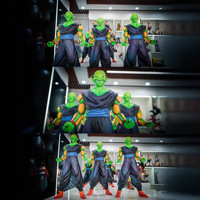 Figurine Anime Saiyan GK PVC Piccolo Grand Démon Roi en pose debout, modèle de bureau créatif, ornement en boîte