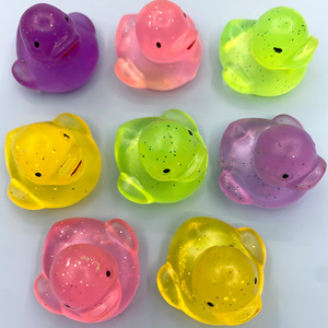 Botu New Cute Duckling Colorful <b>Squeeze</b> Toy Stick Squishy Fidget Toy Soft Foam Stress <b>Ball</b> Squishie Silicone Wholesale - Product Image 2
