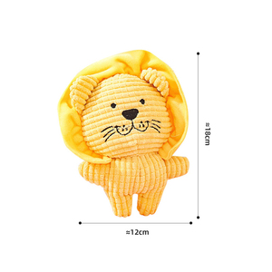 ของเล่นสุนัข ของเล่นสัตว์เลี้ยง ทำจากผ้าคอร์นฟลีซ ทนทานต่อการกัด ของเล่นบดเคี้ยวสำหรับสุนัขและแมว ของเล่นมีเสียง ของเล่นตุ๊กตา - Product Image 4