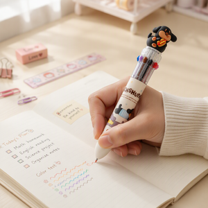 <span class=keywords><strong>ปากกา</strong></span>ลูกลื่นสิบสี หลายสีในด้ามเดียว ลายสุนัขไส้กรอกน่ารัก สำหรับนักเรียน - Product Image 6
