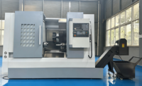 Vente Flash : Tour CNC Automatique TCK50S de Haute Qualité avec Double Broche, Banc Incliné, Type Horizontal